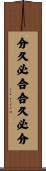 分久必合，合久必分 Scroll