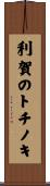 利賀のトチノキ Scroll