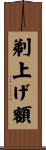 剃上げ額 Scroll