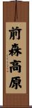 前森高原 Scroll