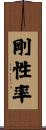 剛性率 Scroll