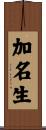 加名生 Scroll
