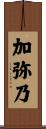 加弥乃 Scroll