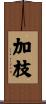 加枝 Scroll