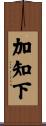 加知下 Scroll