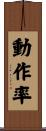 動作率 Scroll