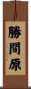 勝間原 Scroll