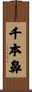 千本鼻 Scroll