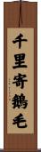千里寄鵝毛 Scroll