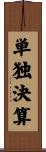 単独決算 Scroll