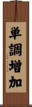 単調増加 Scroll
