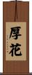 厚花 Scroll