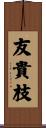 友貴枝 Scroll