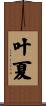 叶夏 Scroll