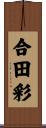 合田彩 Scroll