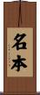 名本 Scroll
