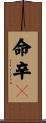 命辛々 Scroll