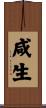 咸生 Scroll