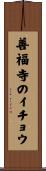 善福寺のイチョウ Scroll