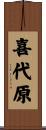喜代原 Scroll