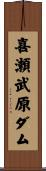 喜瀬武原ダム Scroll