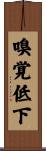 嗅覚低下 Scroll