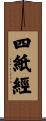 四紙經 Scroll