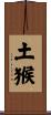 Earth Monkey Scroll