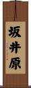 坂井原 Scroll