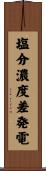 塩分濃度差発電 Scroll