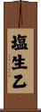 塩生乙 Scroll