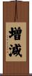増減 Scroll