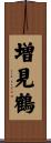 増見鶴 Scroll