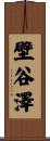 壁谷澤 Scroll