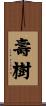 壽樹 Scroll
