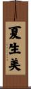 夏生美 Scroll
