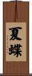 夏蝶 Scroll