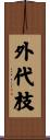 外代枝 Scroll