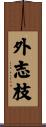 外志枝 Scroll