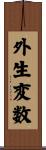 外生変数 Scroll