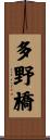 多野橋 Scroll