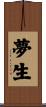 夢生 Scroll