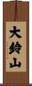 大鈴山 Scroll