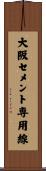 大阪セメント専用線 Scroll