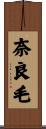 奈良毛 Scroll
