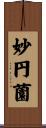 妙円薗 Scroll