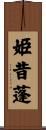 姫昔蓬 Scroll