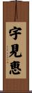 宇見恵 Scroll