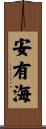 安有海 Scroll
