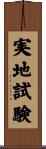 実地試験 Scroll